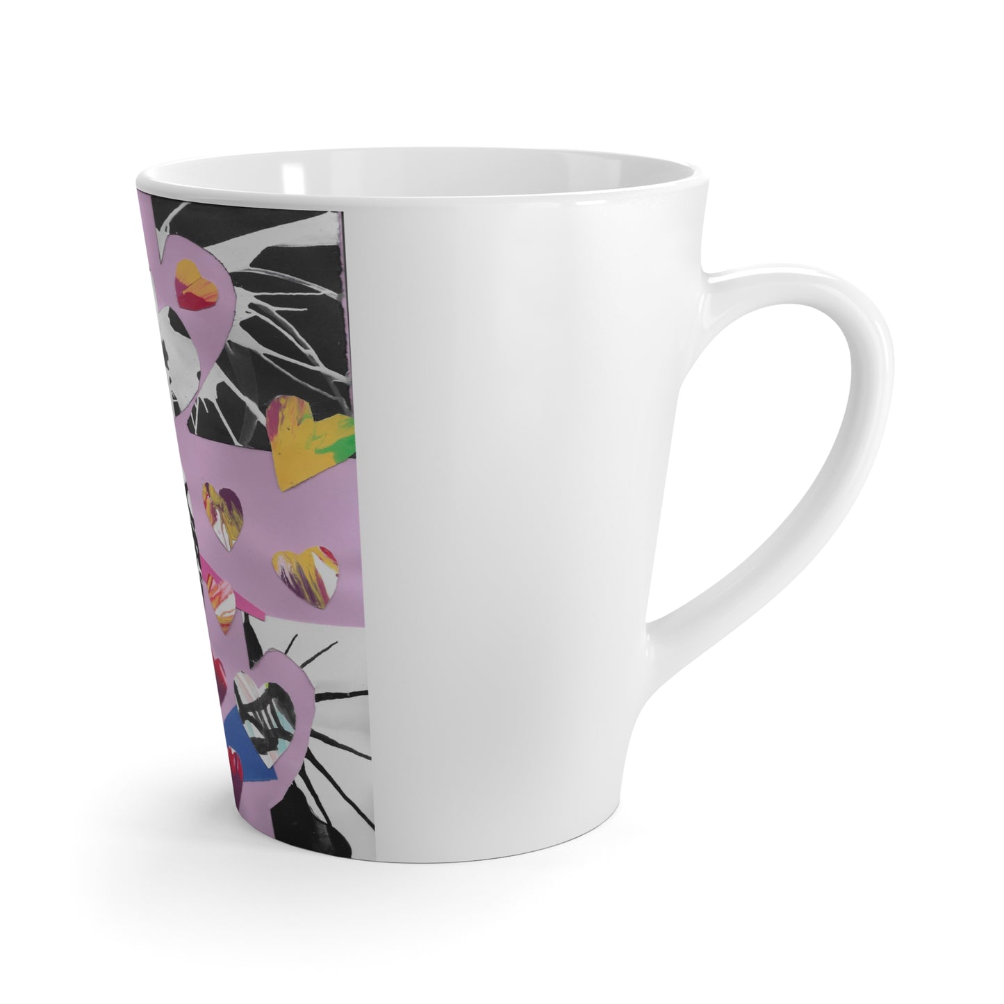 Valentines Day Latte Mug - Original Art Print - Pamela Gene Designs