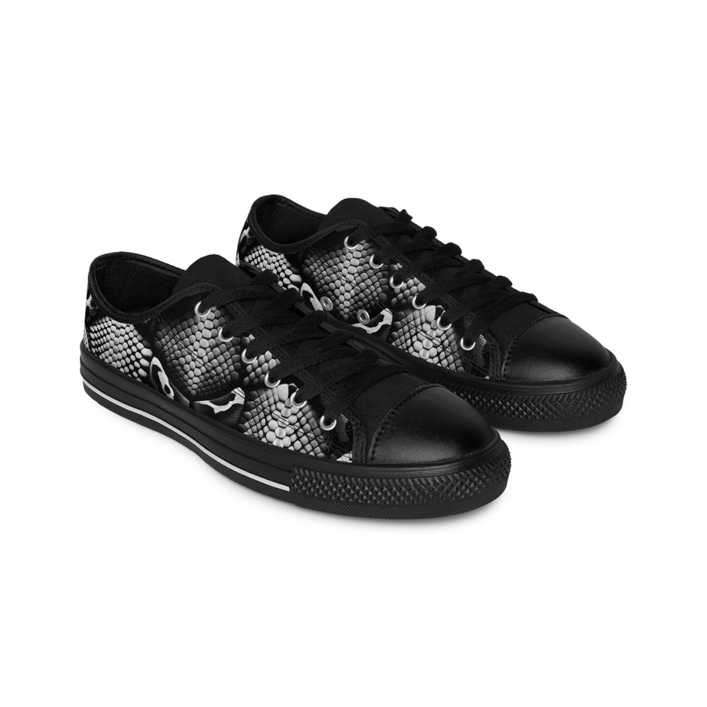 Stylish Women's Sneakers - Trendy Casual Shoes, Python Print Sneakers, Unique Footwear, Gifts for Her, Fashion Sneakers