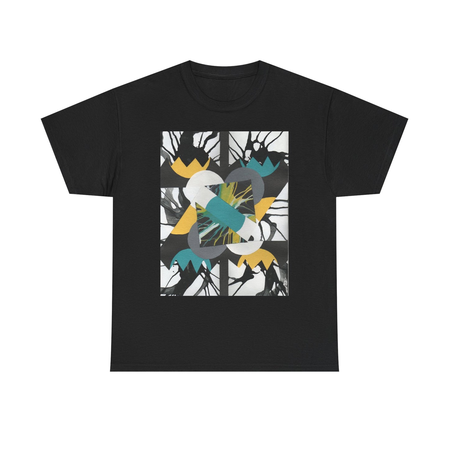 Abstract Art Unisex Cotton T - Shirt  -  Features, Art you can wear!
