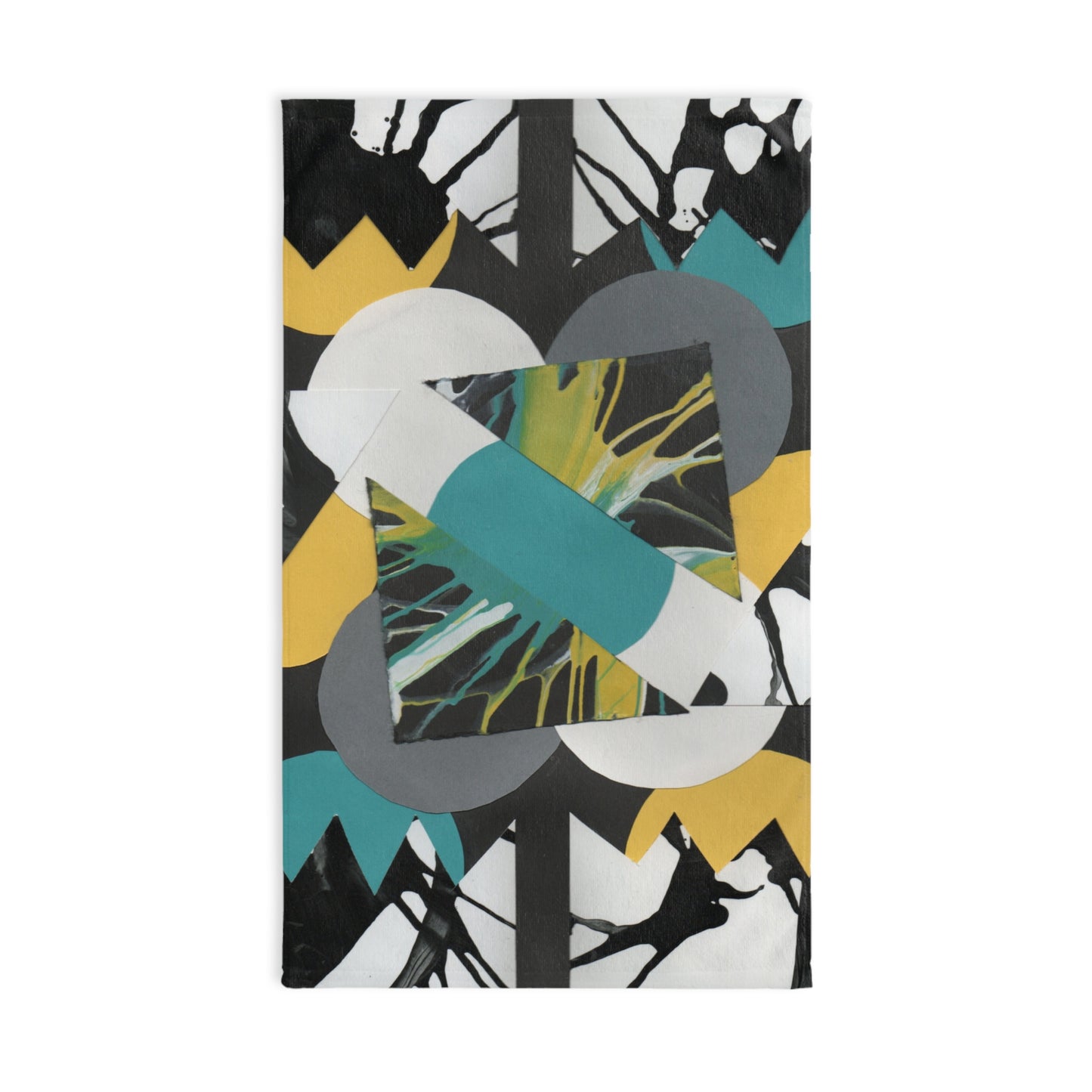 Colorful Hand Towel - Modern Original Design - "Icebreaker" from The Pamela Gene Designs Collection!