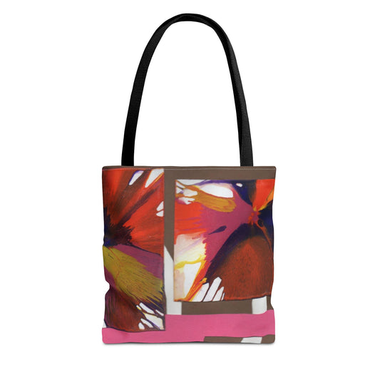 Vibrant Floral Tote Bag, Colorful Tote - Original Artwork by Pamela Gene Designs