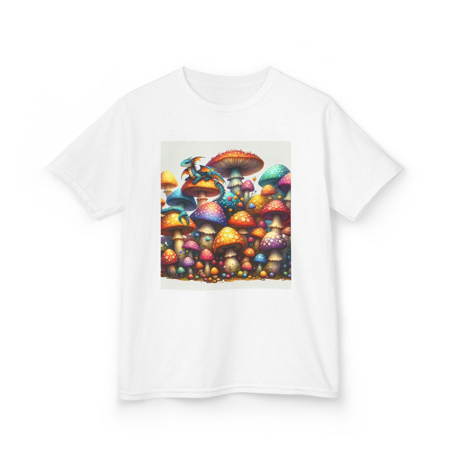 Kids Heavy Cotton™ Tee - Magic mushroom novelty print