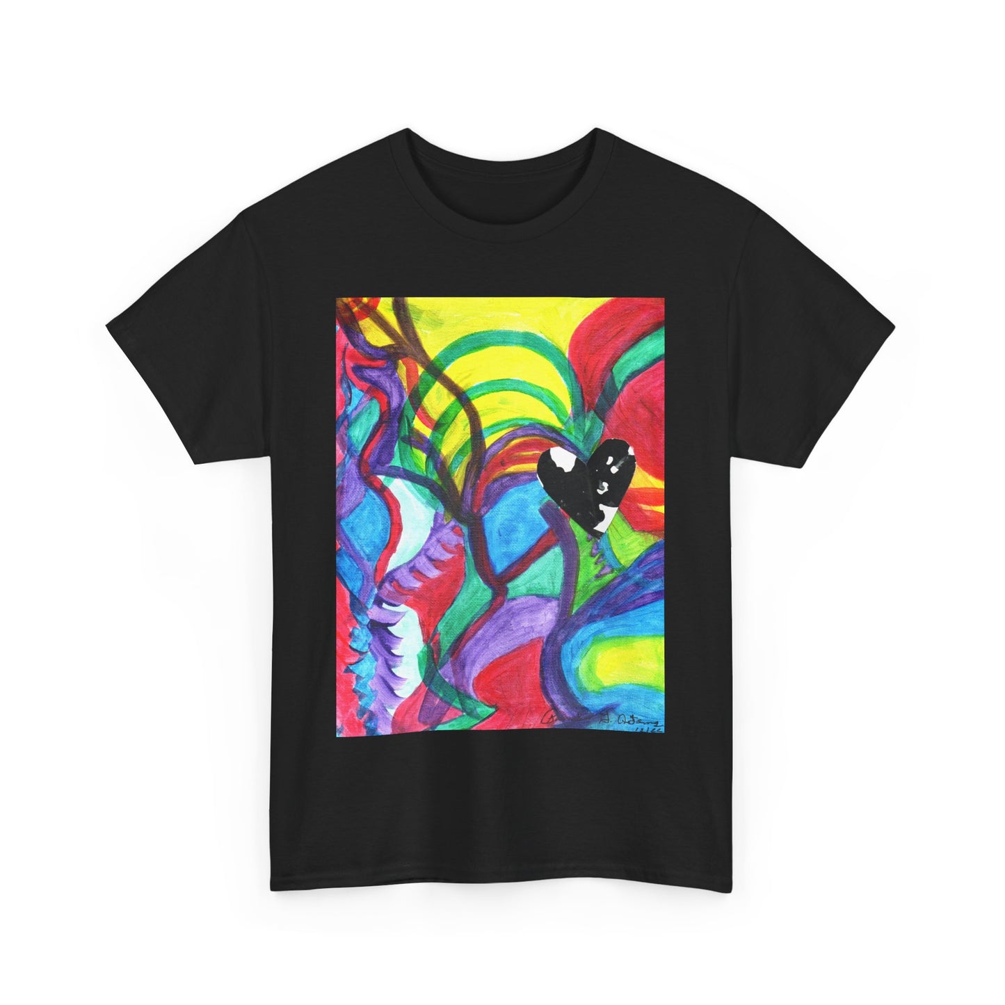 Mosiac Heart - Unisex Cotton Tee - Features Art you can wear!