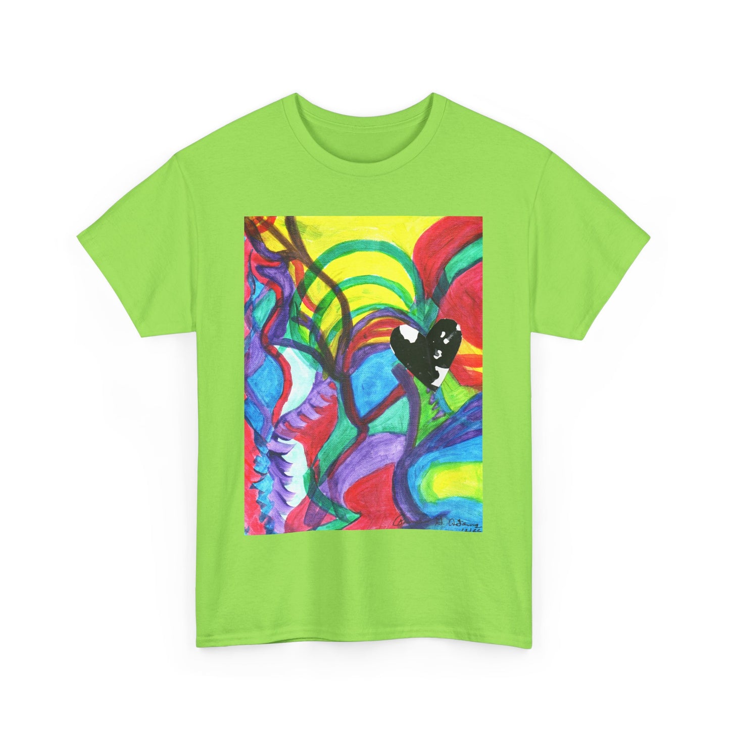Mosiac Heart - Unisex Cotton Tee - Features Art you can wear!