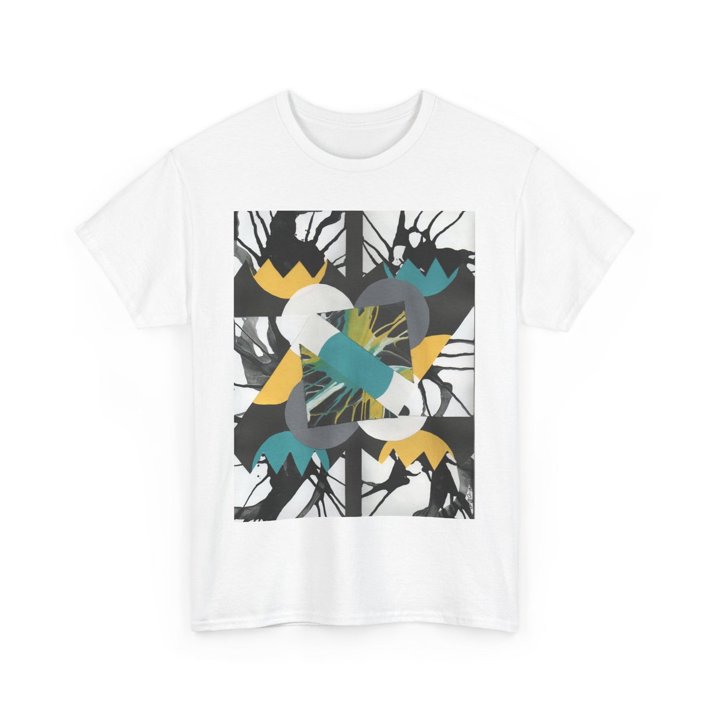 Abstract Art Unisex Cotton T - Shirt  -  Features, Art you can wear!
