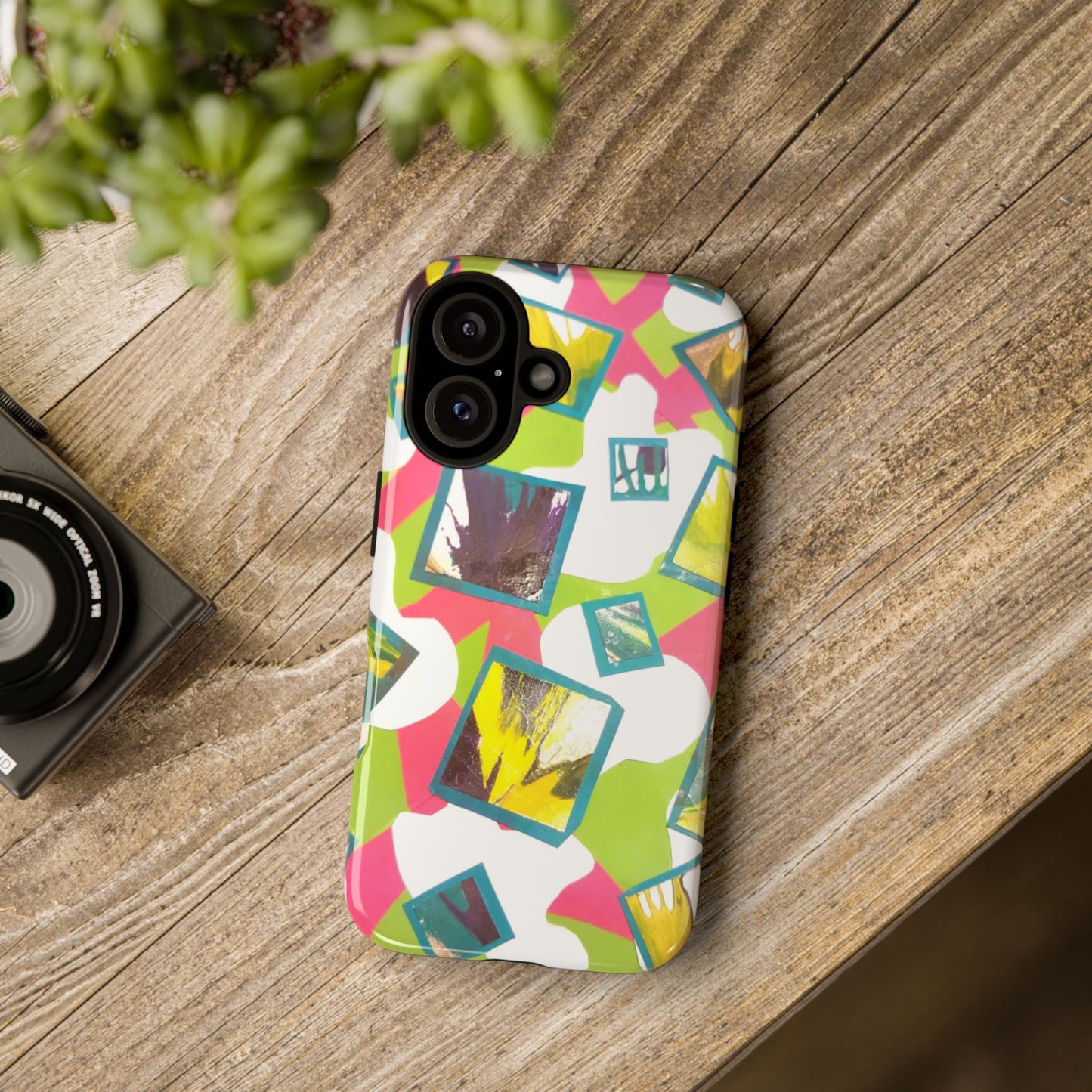 iPhone 16 Phone Case , Tough Cases, Colorful Cell Cover, Unique Tech Accessory, Gift for Her, Trendy Mobile Protector
