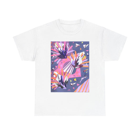 Uplifting Art T Shirt - Unisex Heavy Cotton Tee - Featuring an original art print from the Pamela Gene Designs LLC Collection!