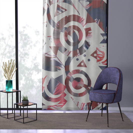 Colorful Geometric Window Curtain - Modern Home Decor, Brightening Living Spaces, Artistic Design, Perfect for All Seasons, Stylish [...]