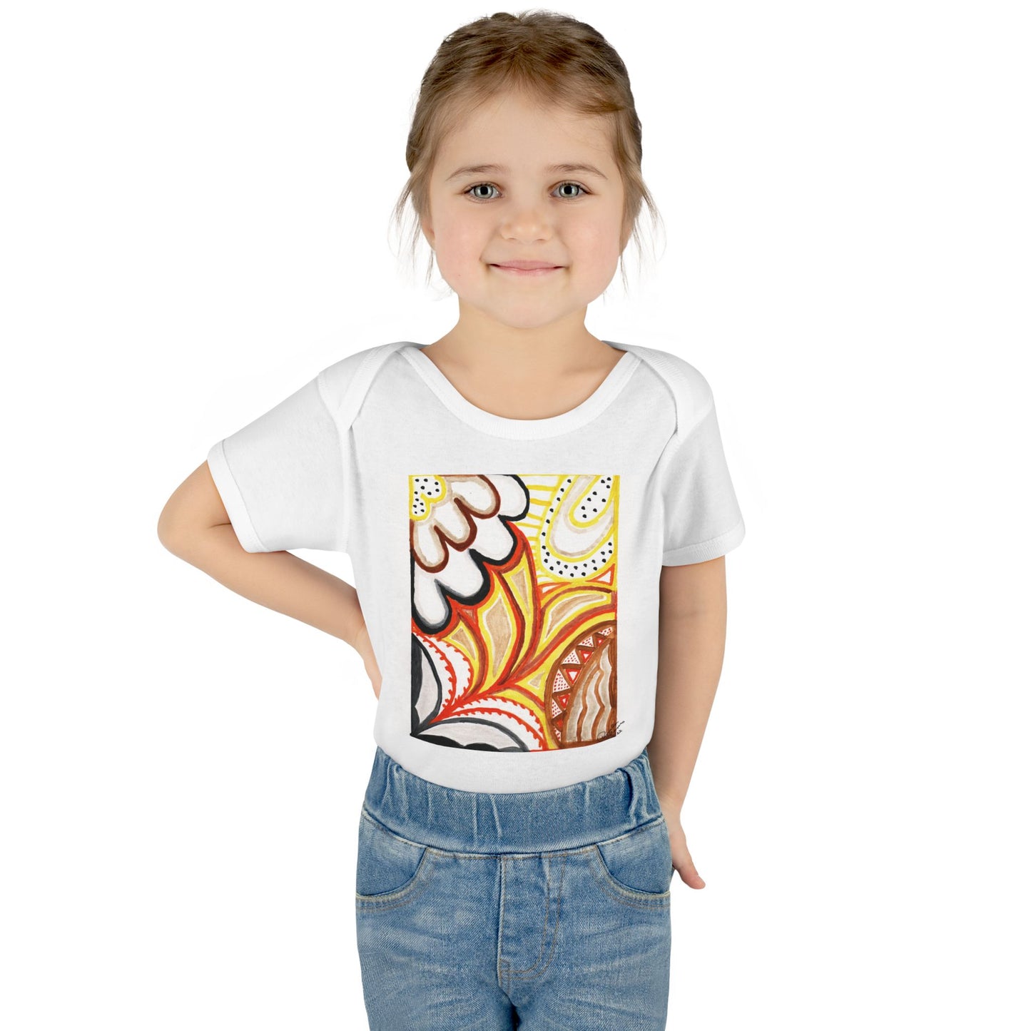 Infant Onesie - Baby Onesie - Cotton Onesie - Original Artwork - Pamela Gene Designs