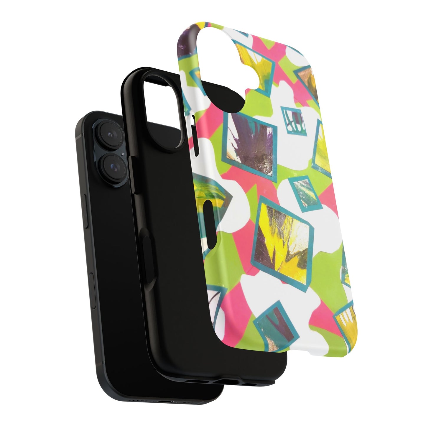 iPhone 16 Phone Case , Tough Cases, Colorful Cell Cover, Unique Tech Accessory, Gift for Her, Trendy Mobile Protector