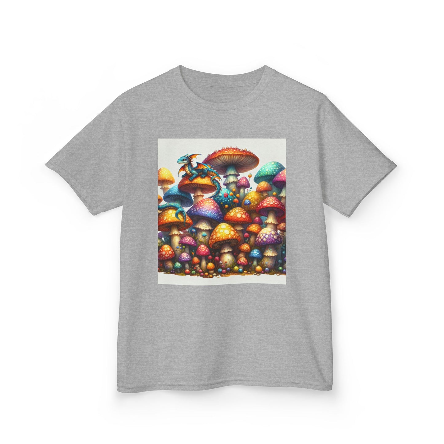 Kids Heavy Cotton™ Tee - Magic mushroom novelty print