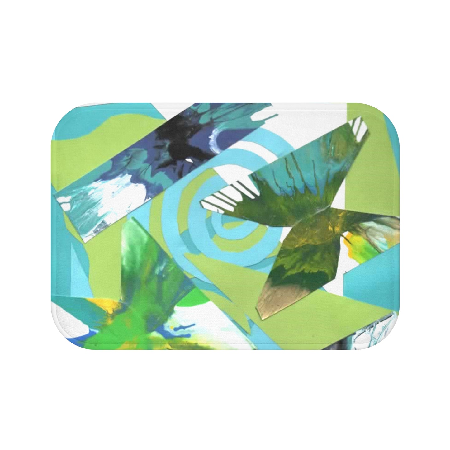 Spring Inspired Bath Mat -  Original print, "Butterfly Breeze" from The Pamela Gene Designs Collection!