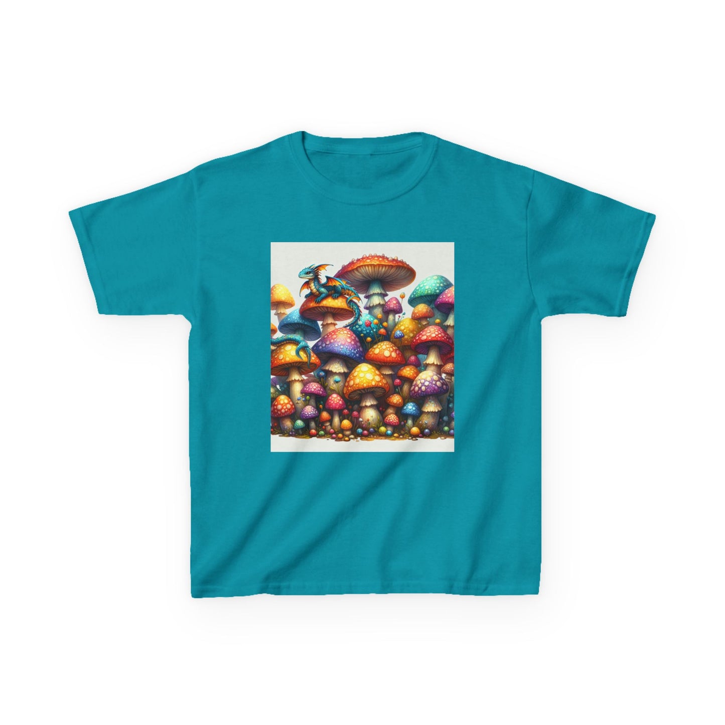 Kids Heavy Cotton™ Tee - Magic mushroom novelty print