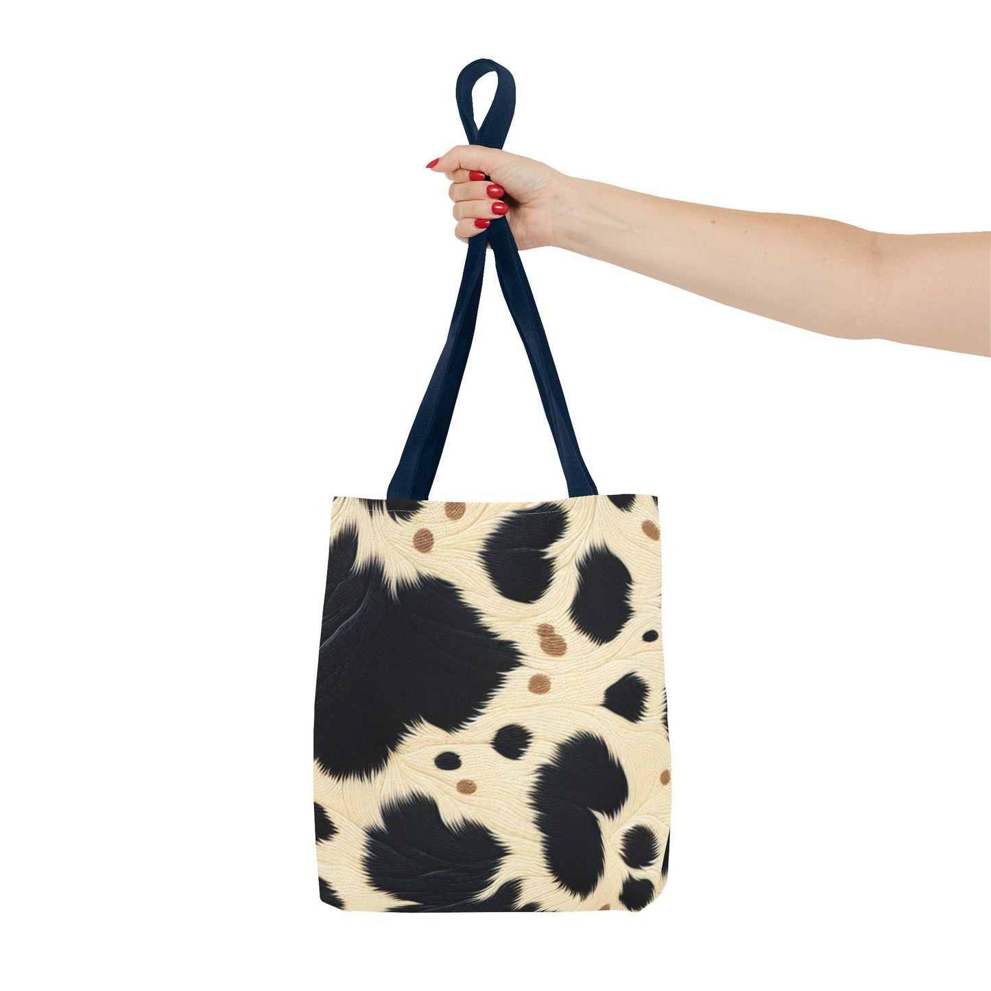 Cow Print Tote Bag -Animal Print Shopping Bag, Beach Tote, Gift for Animal Lovers, Everyday Carryall, Trendy Handbag