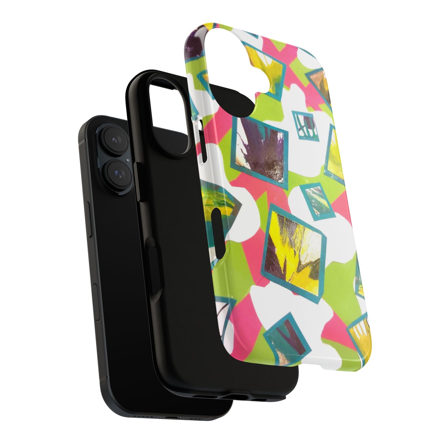 iPhone 16 Phone Case , Tough Cases, Colorful Cell Cover, Unique Tech Accessory, Gift for Her, Trendy Mobile Protector