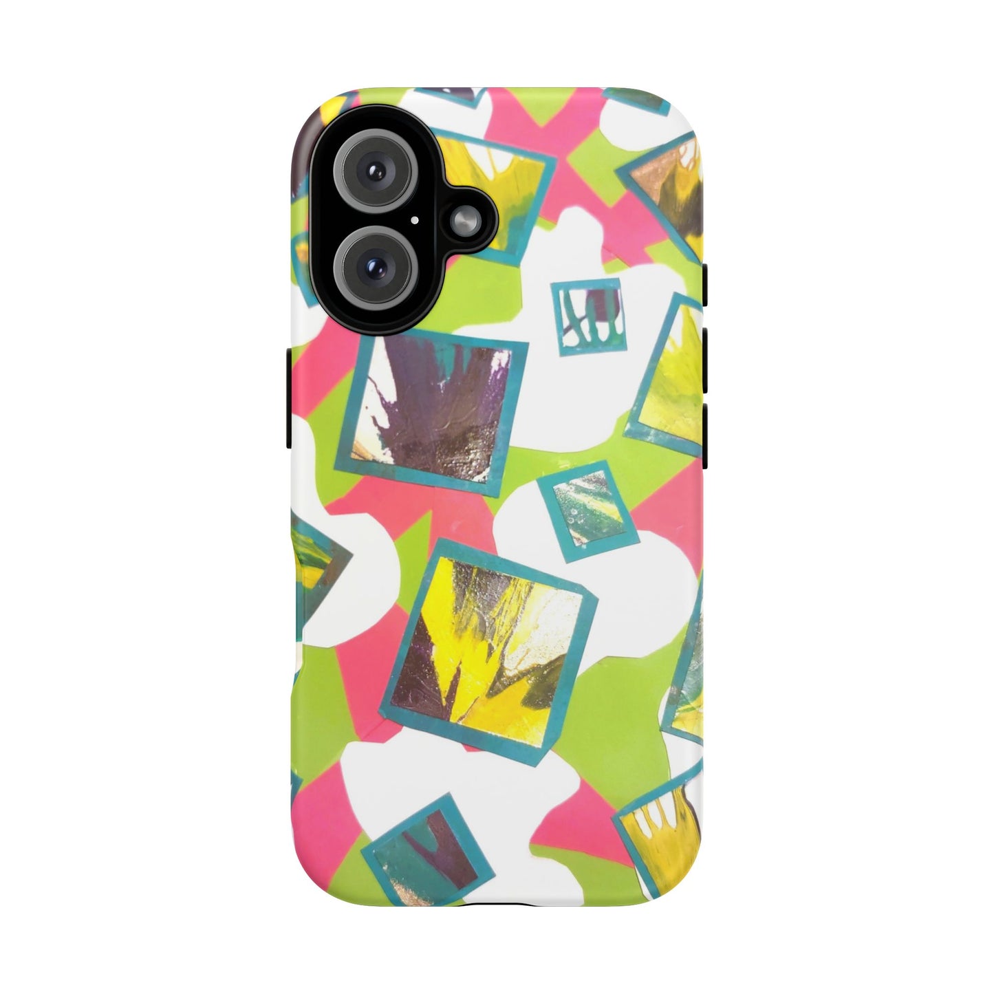 iPhone 16 Phone Case , Tough Cases, Colorful Cell Cover, Unique Tech Accessory, Gift for Her, Trendy Mobile Protector