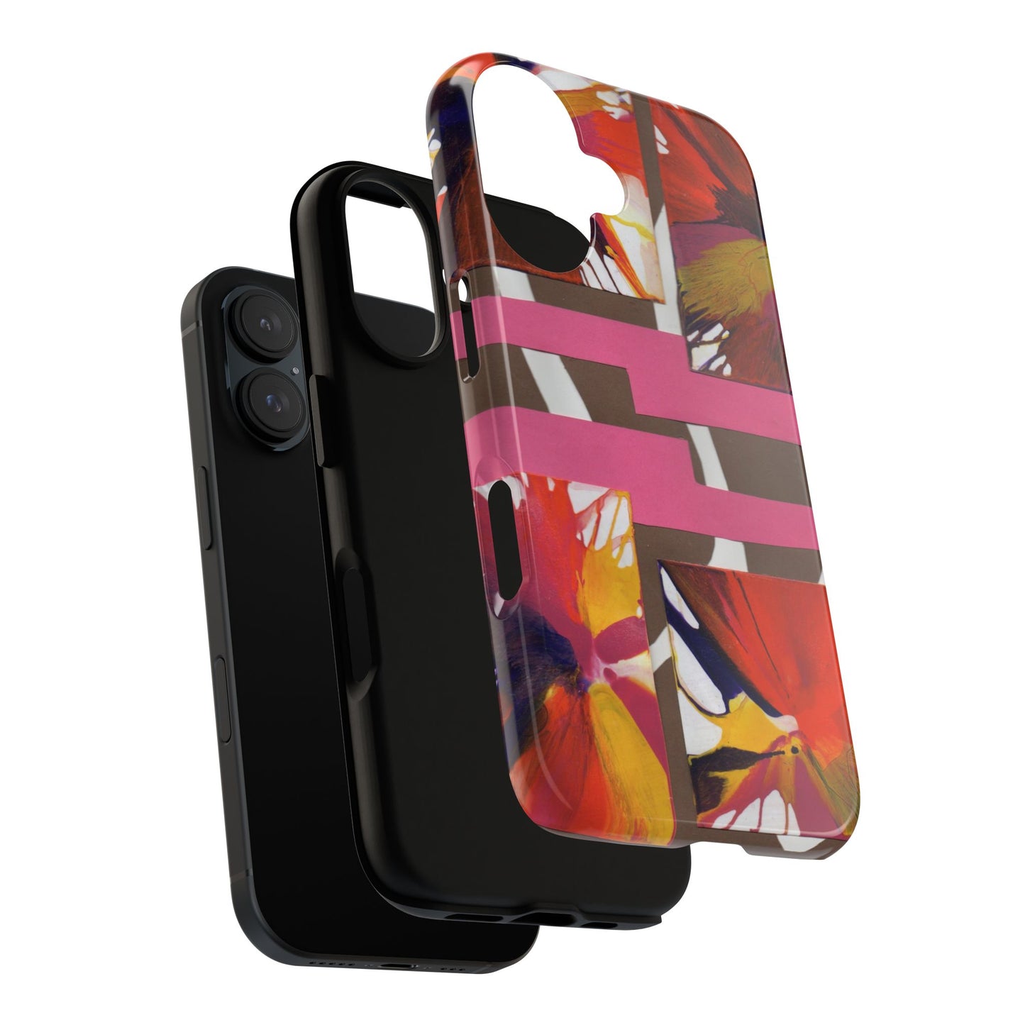 iPhone 16 Phone Case - Floral Phone Cover, Tough Phone Case, Bold Design Phone Case, Everyday Use, Gift for Her