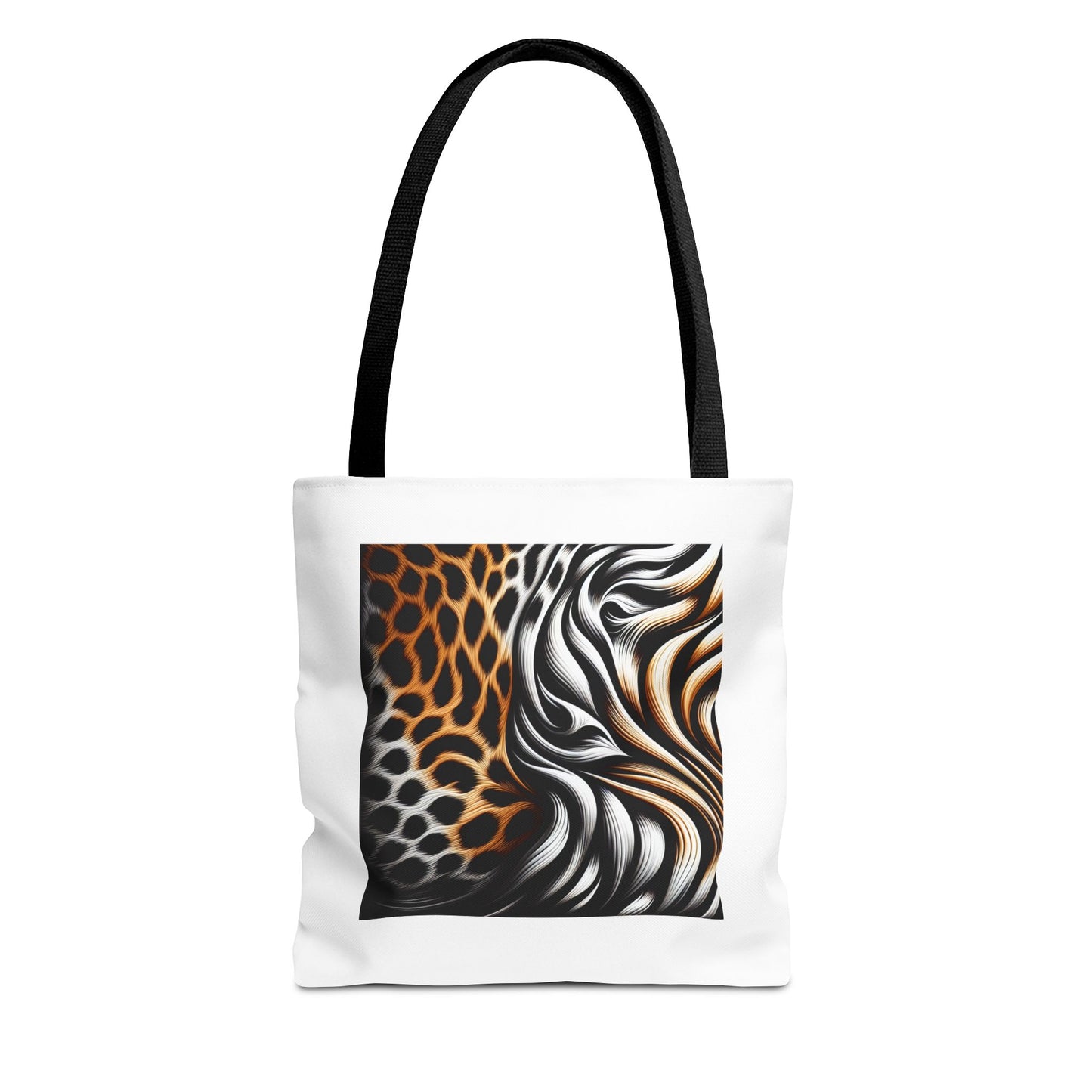 Animal Print - Canvas Tote Bag (AOP)- Shoulder Strap for easy carrying