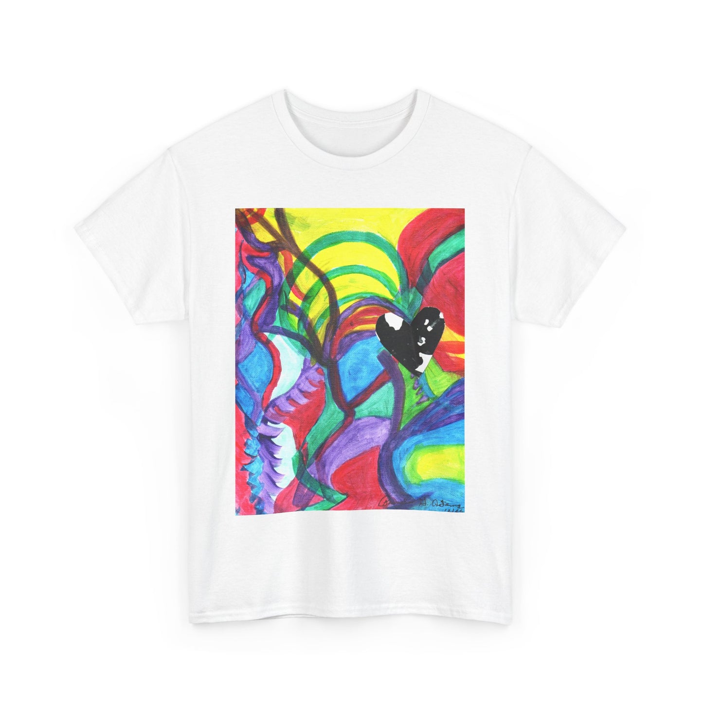 Mosiac Heart - Unisex Cotton Tee - Features Art you can wear!