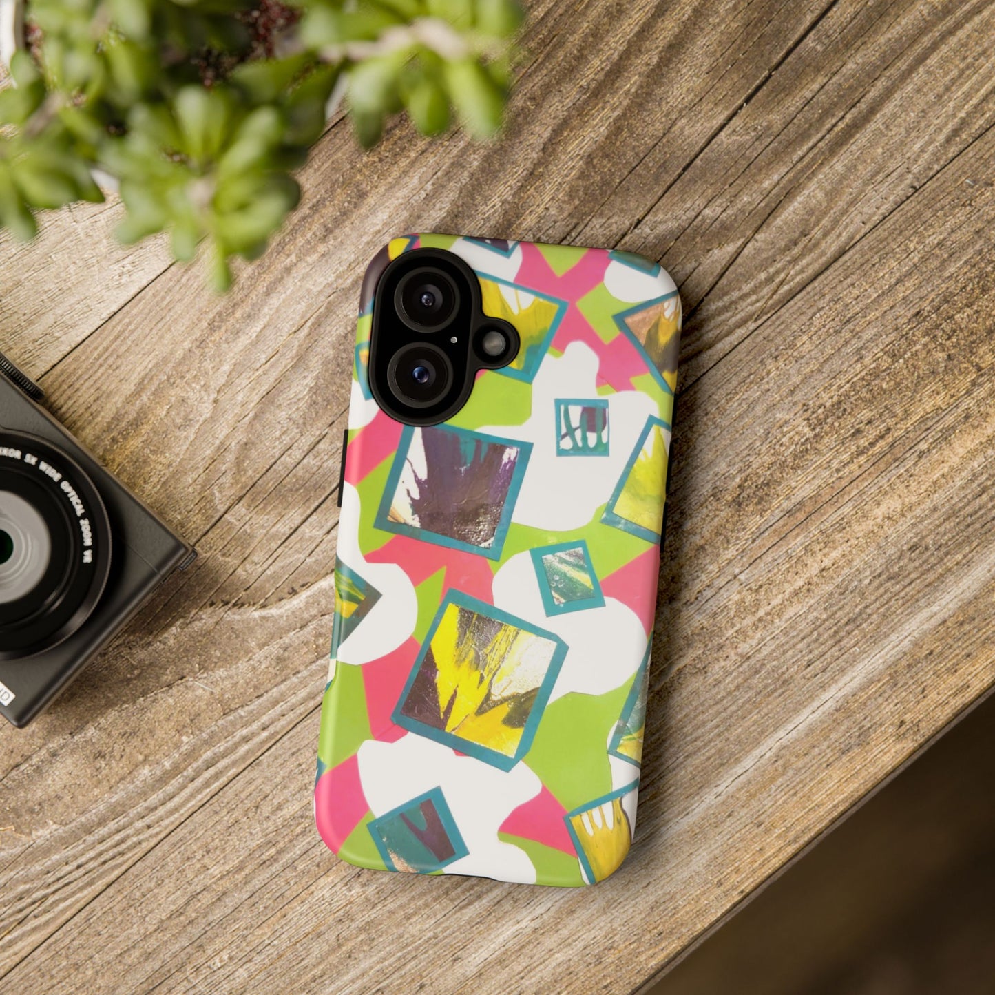 iPhone 16 Phone Case , Tough Cases, Colorful Cell Cover, Unique Tech Accessory, Gift for Her, Trendy Mobile Protector