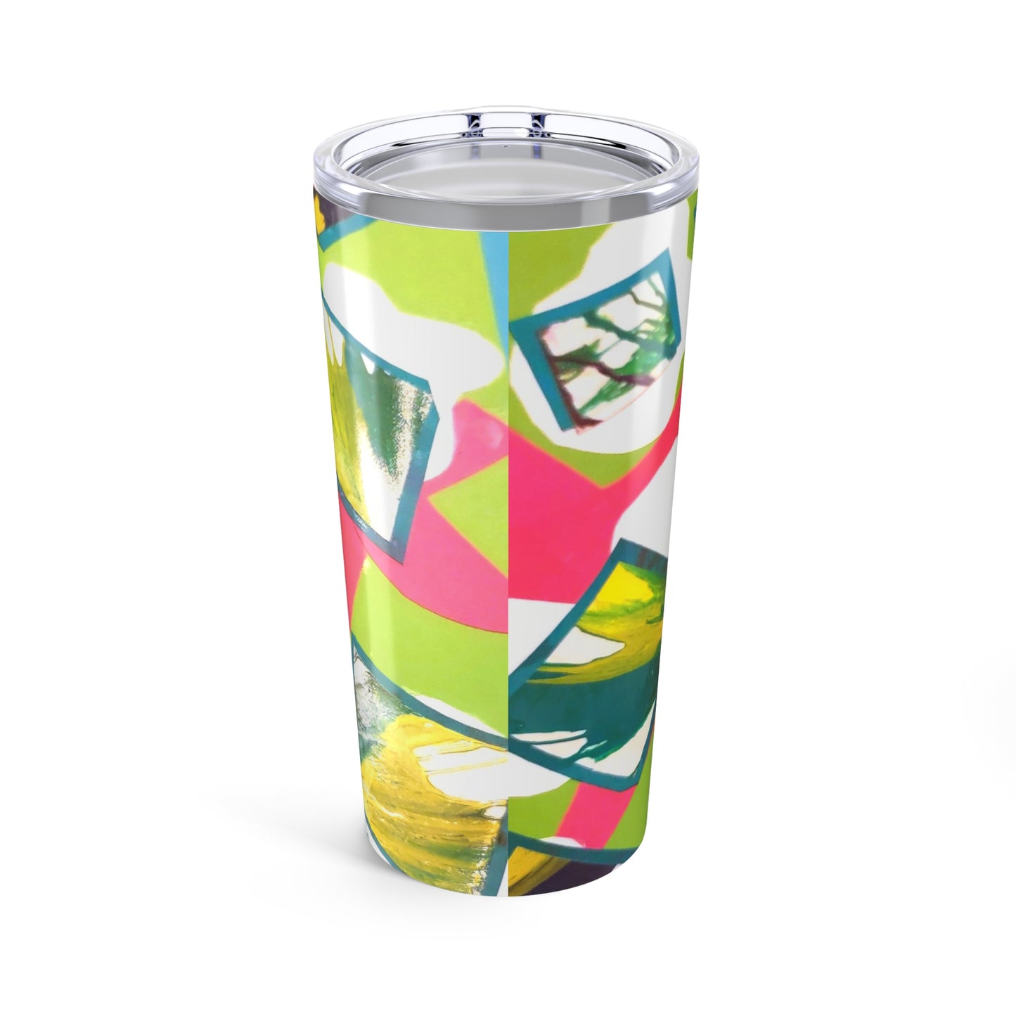 Vibrant Art Tumbler 20oz | Colorful Drinkware for Coffee, Tea, Smoothies, Perfect Gift for Birthdays, Holidays, and Celebrations