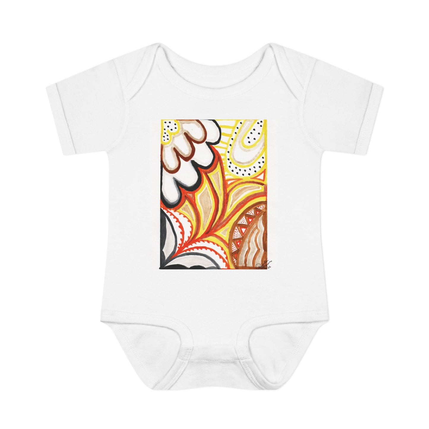 Infant Onesie - Baby Onesie - Cotton Onesie - Original Artwork - Pamela Gene Designs