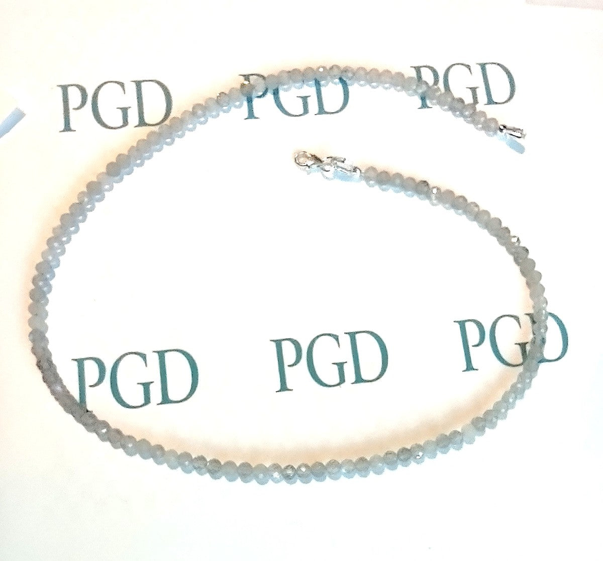 Collarbone Necklace & Earring Set - Labradorite