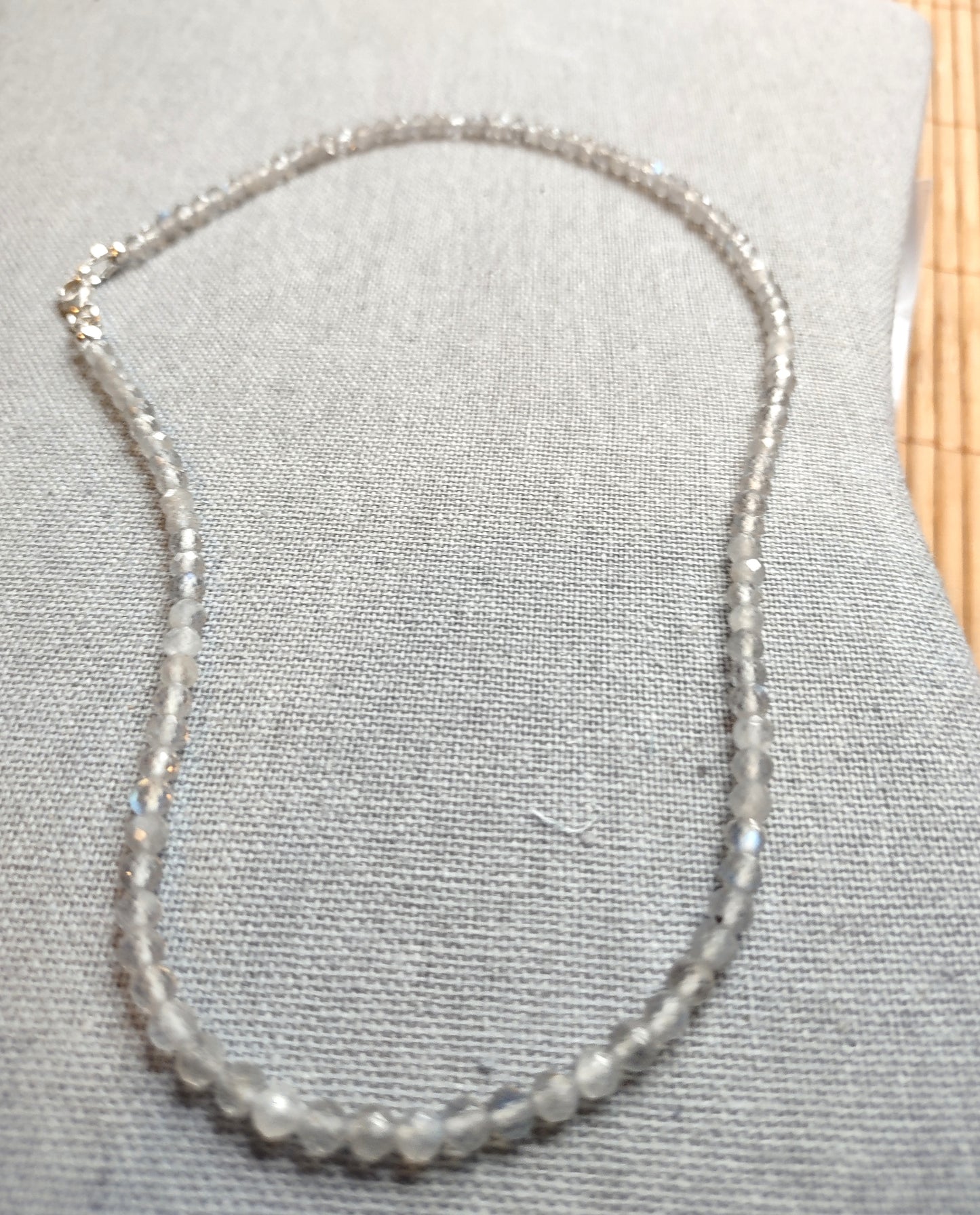 Collarbone Necklace - Labradorite