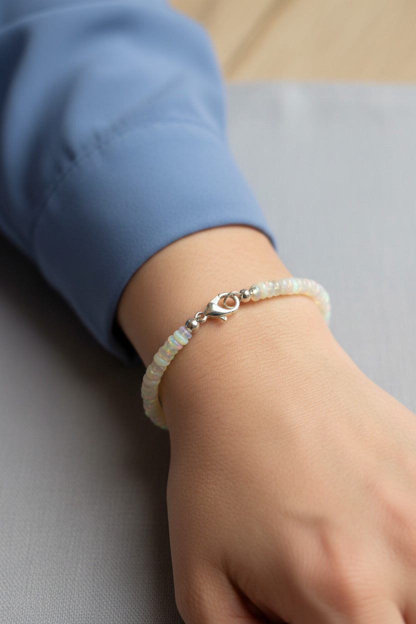Opal gemstone bracelet