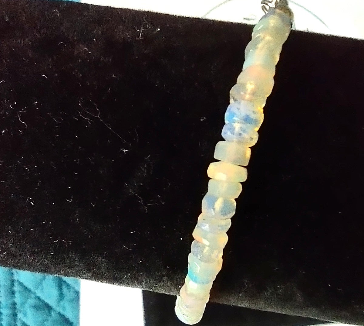 Ethiopian Opal Handmade Sterling Silver Bracelet