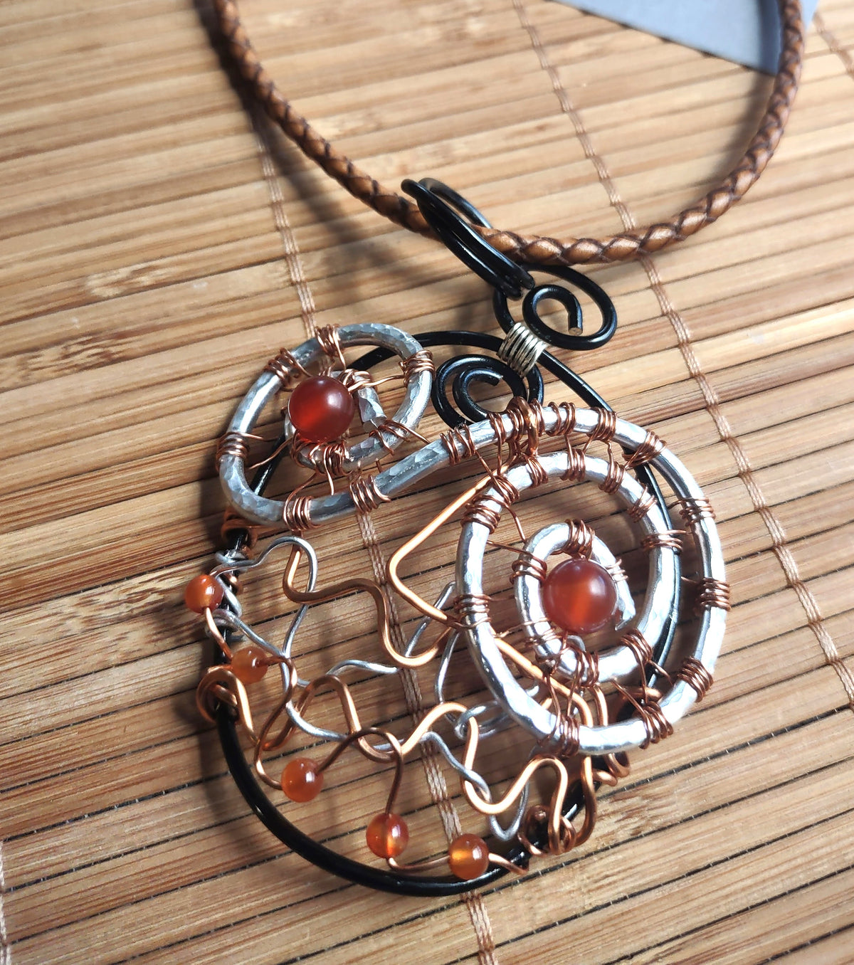 Pumpkin Face Mask Pendant Necklace