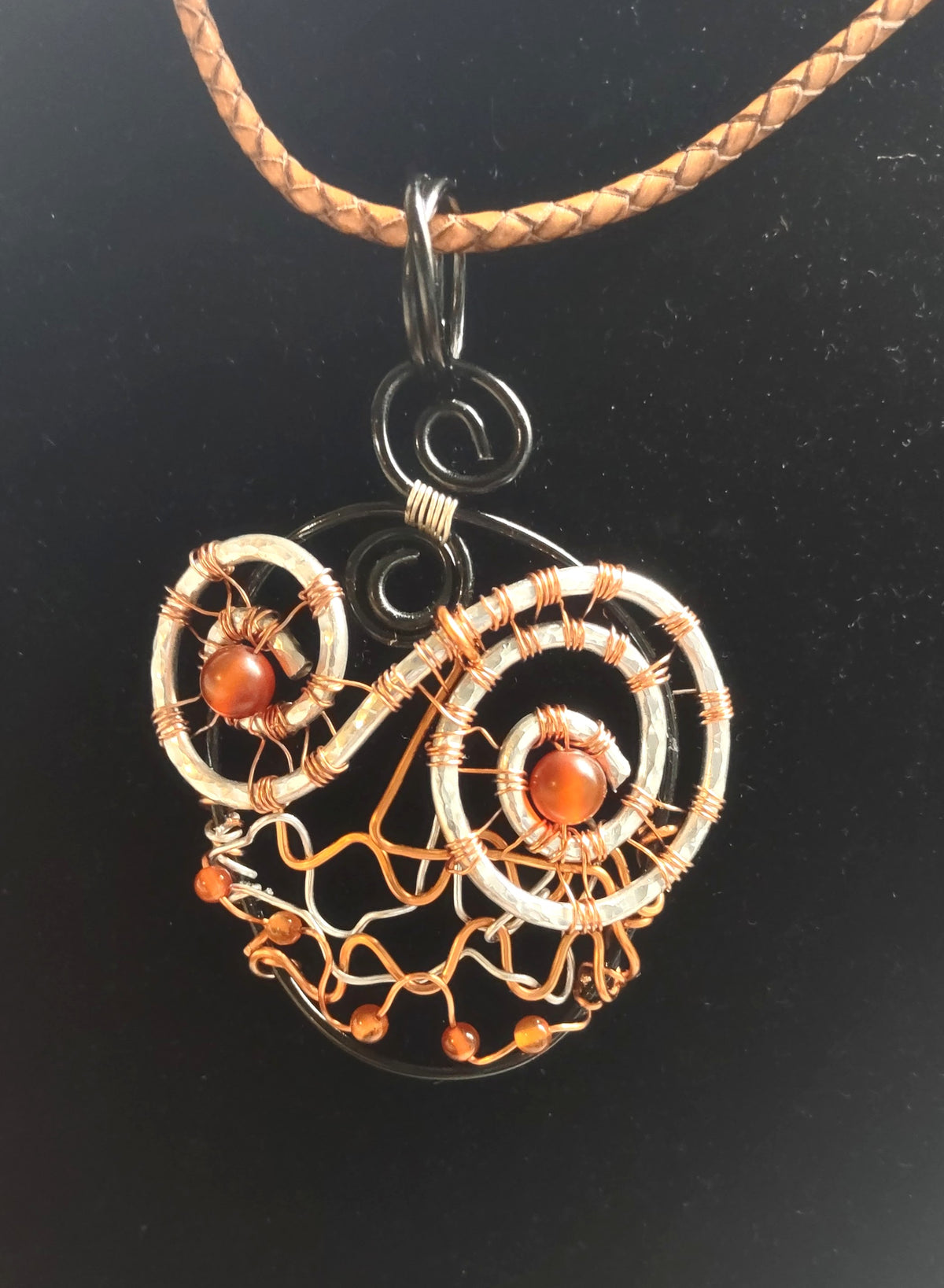 Pumpkin Face Mask Pendant Necklace
