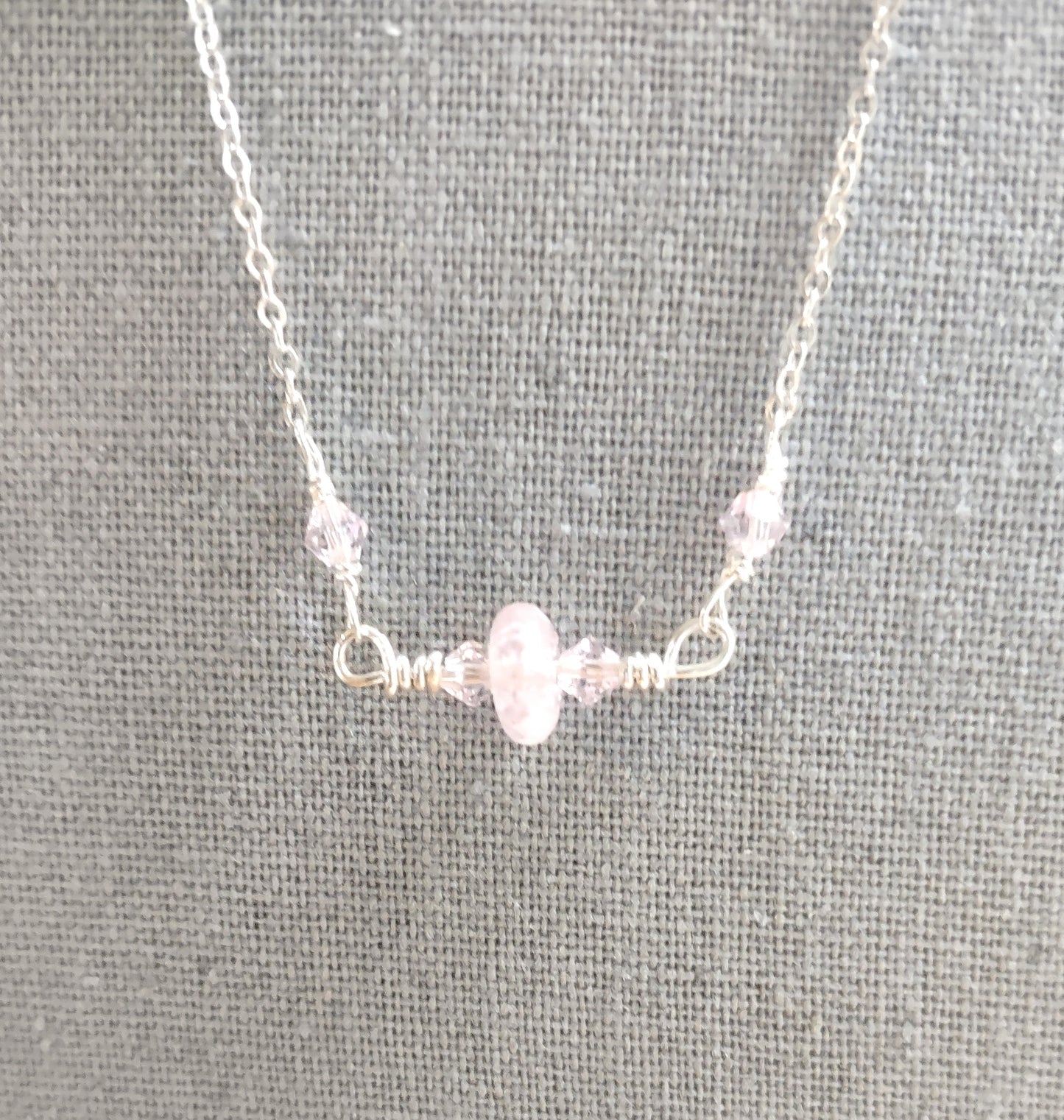 Birthstone Bar Pendant Necklace - Sterling Silver