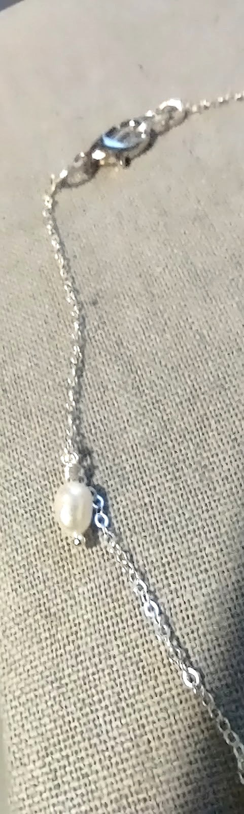 Sterling Silver Freshwater Pearl Y Necklace