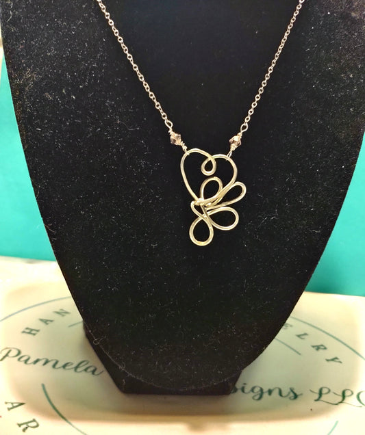 Heart Necklace - Sterling Silver Valentine Jewelry