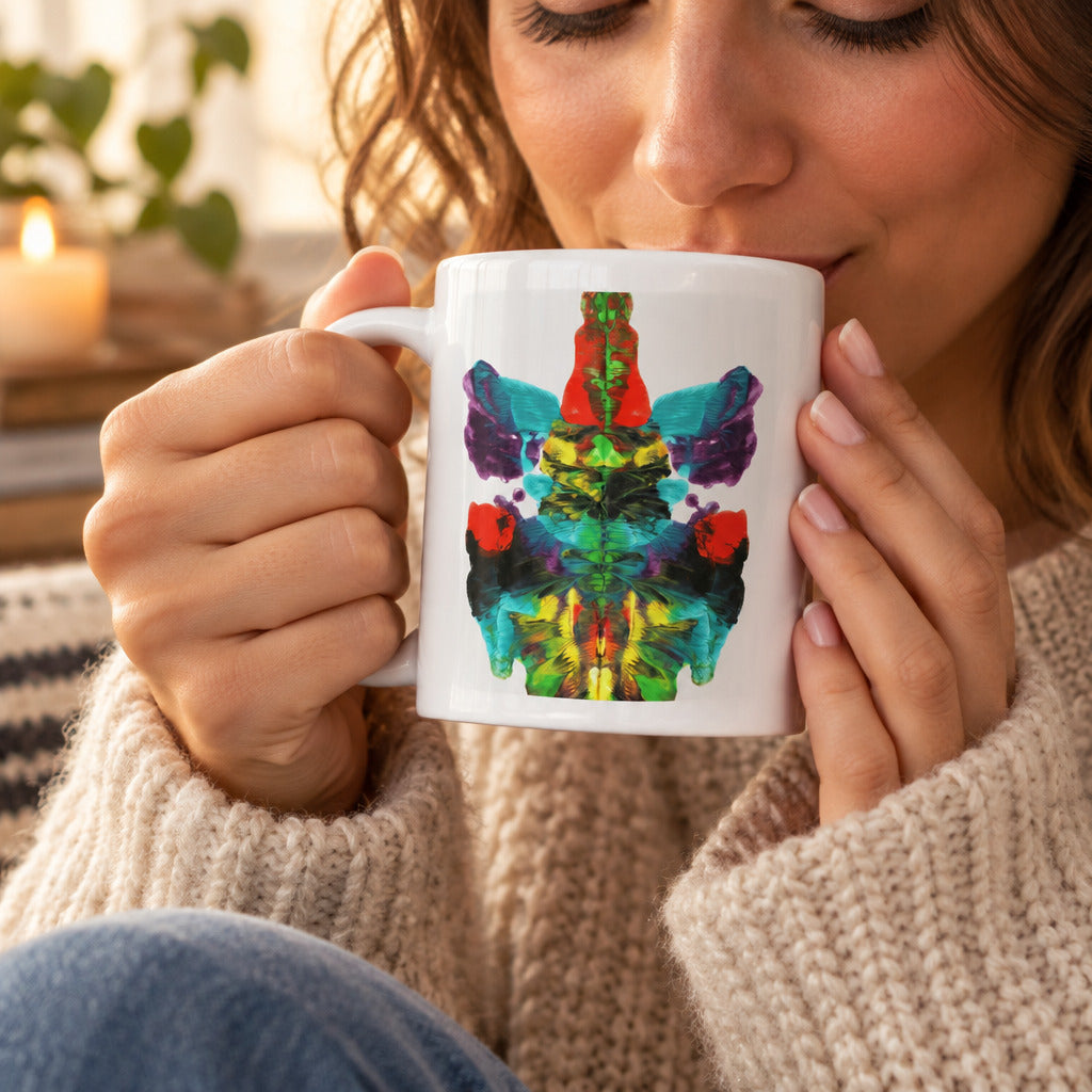 Colorful symmetrical artwork